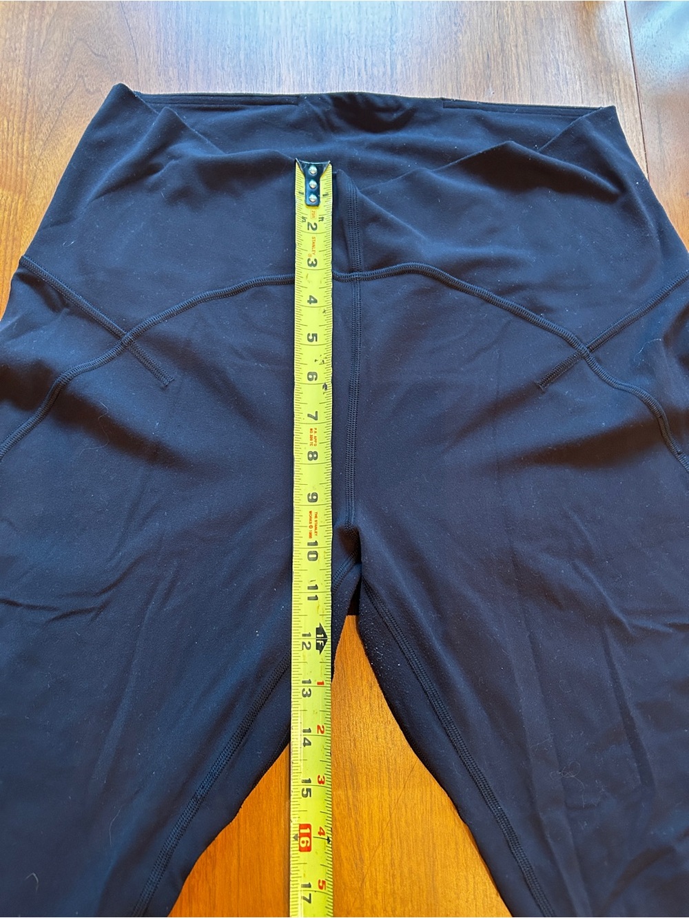 Lululemon Black High-Waist Performance Leggings Women’s 12 - Picture 4 of 7